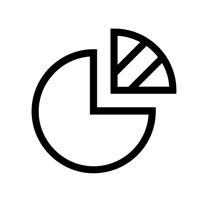 Tortendiagramm mit hervorgehobenem Segment