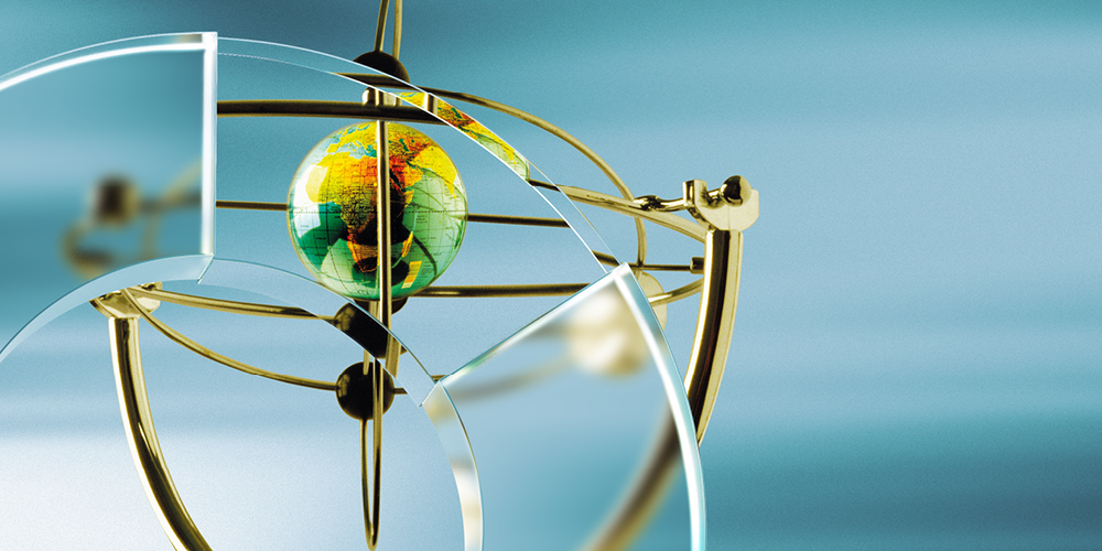 Ein Globus – symbolisch für die Welt des Investierens.