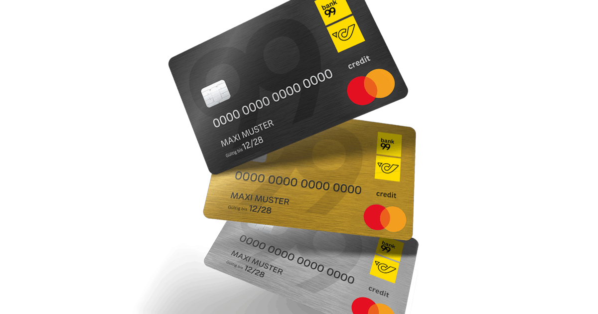 Unsere Kreditkarten - unabhängig & grenzenlos | bank99