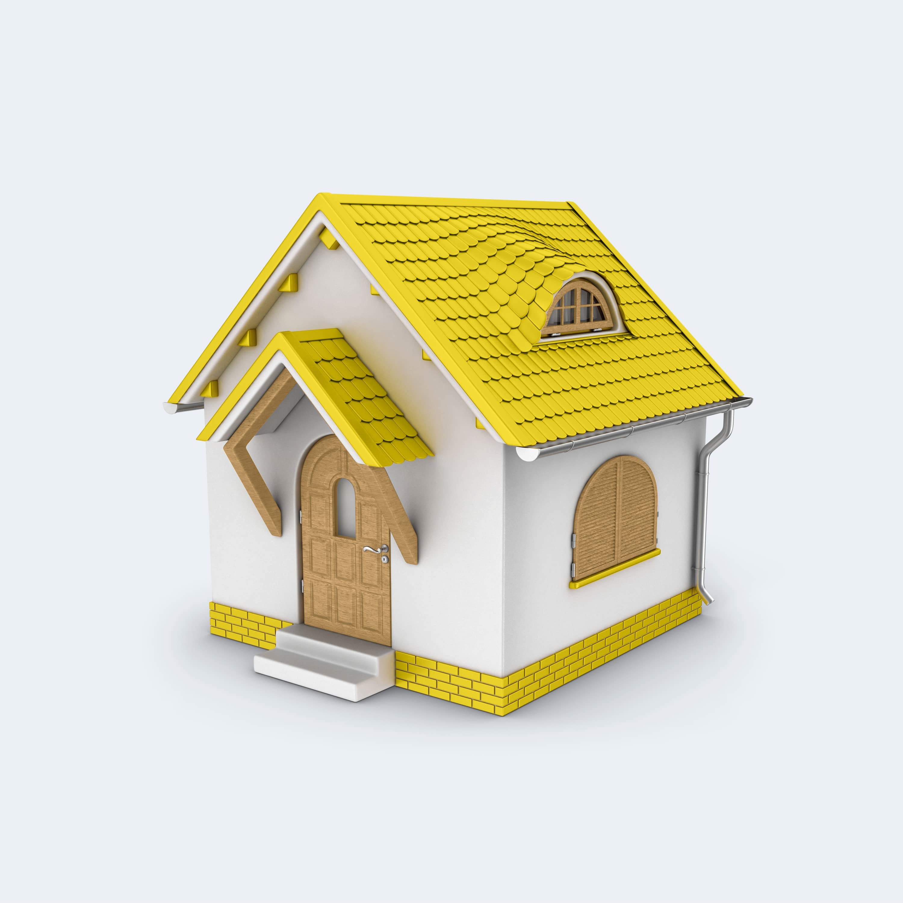 Ein gelbes Häuschen - symbolisch für das bausparen99.