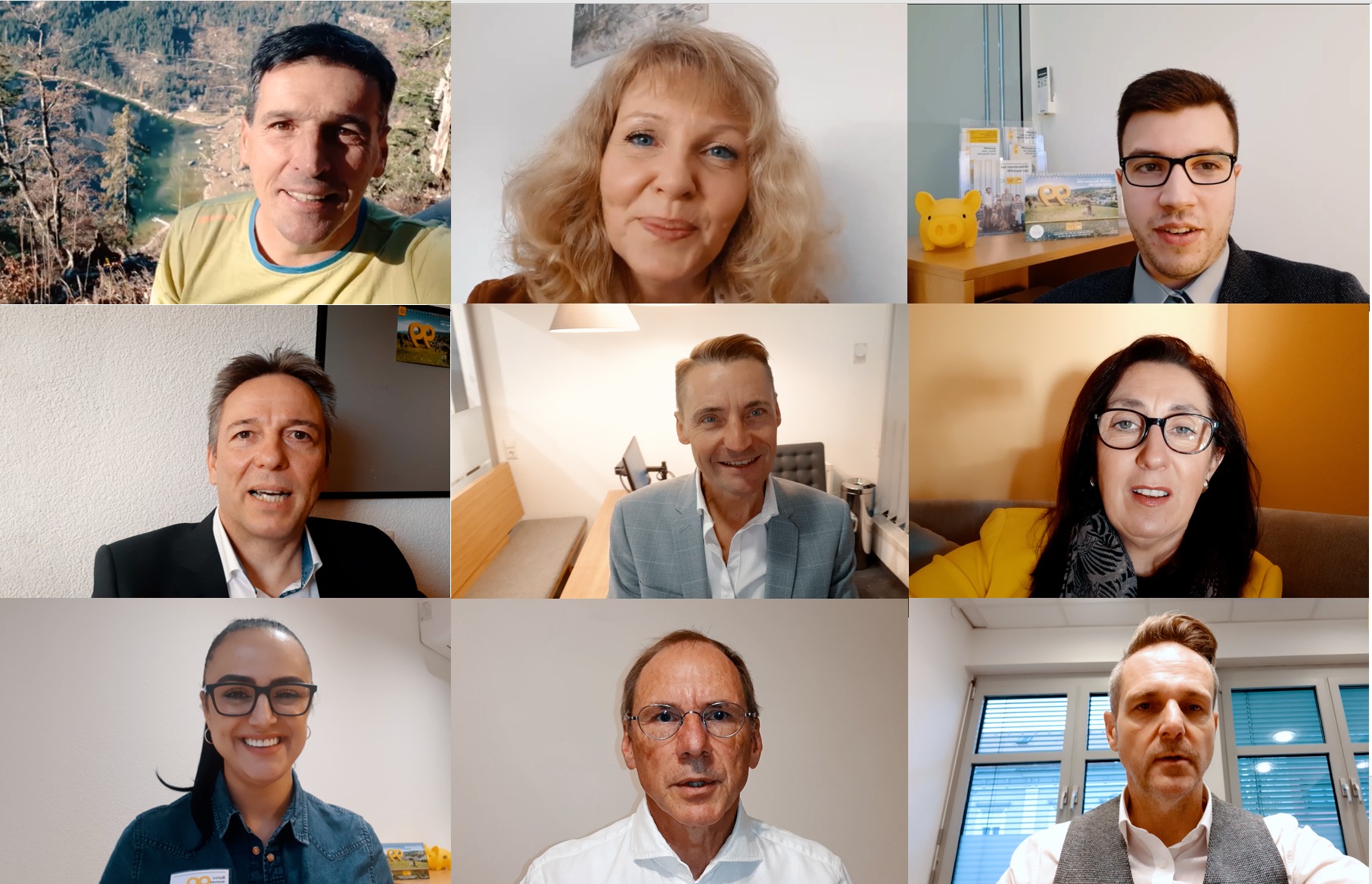 Gruppenbild der Bankbetreuer*innen der Bank99.