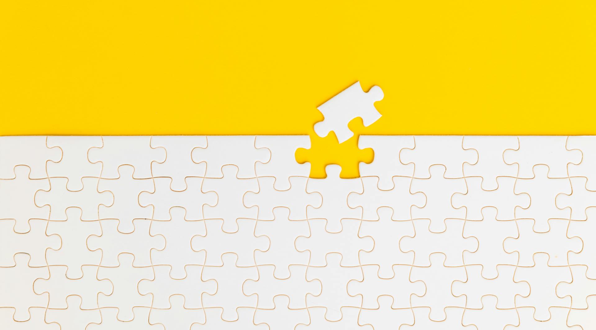 Ein Puzzleteil, das neue Möglichkeiten des Investierens symbolisiert